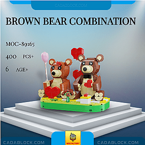 MOC Factory 89165 Brown Bear Combination Creator Expert