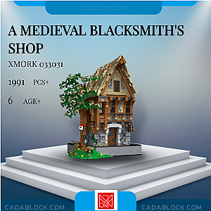 MORK 033031 A Medieval Blacksmith's Shop Modular Building