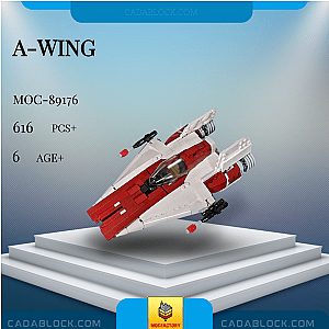 MOC Factory 89176 A-wing Space