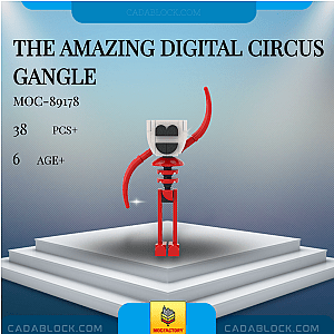 MOC Factory 89178 The Amazing Digital Circus Gangle Movies and Games