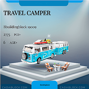 Bbuildingblock 19009 Travel Camper Technician