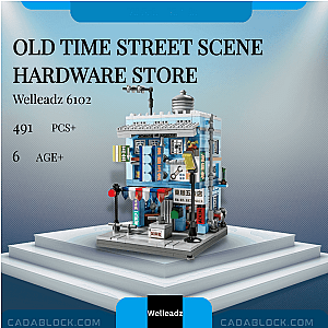 Welleadz 6102 Old Time Street Scene Hardware Store Modular Building