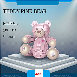 JAKI JK8133 Teddy Pink Bear Creator Expert