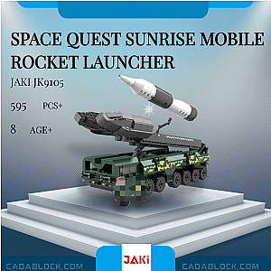 JAKI JK9105 Space Quest Sunrise Mobile Rocket Launcher Military