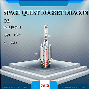 JAKI JK9103 Space Quest Rocket Dragon 02 Space
