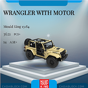 MOULD KING 13184 Wrangler With Motor Technician