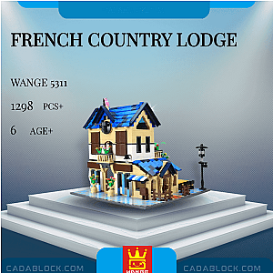 WANGE 5311 French Country Lodge Modular Building