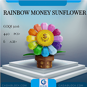 GOQI 3016 Rainbow Money Sunflower Creator Expert