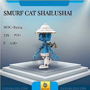 MOC Factory 89204 Smurf Cat Shailushai Creator Expert