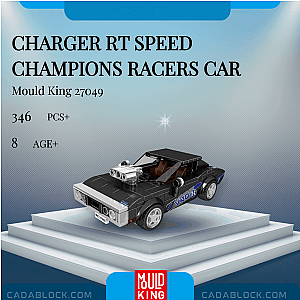 MOULD KING 27049 Charger RT Speed Champions Racers Car Technician