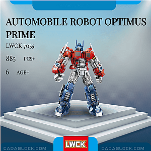 LWCK 7055 Automobile Robot Optimus Prime Movies and Games