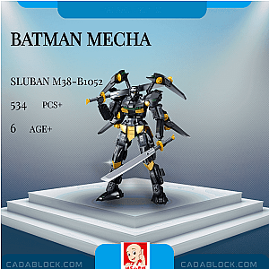 Sluban M38-B1052 Batman Mecha Movies and Games