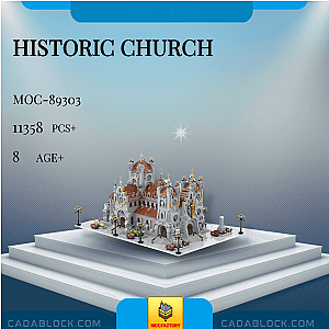 MOC Factory 89303 Historic Church Modular Building