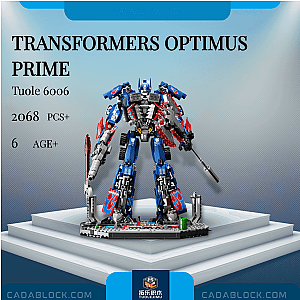 TUOLE 6006 Transformers Optimus Prime Movies and Games