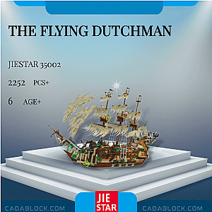 JIESTAR 35002 The Flying Dutchman Creator Expert