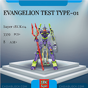 18K K124 Evangelion Test Type-01 Movies and Games