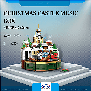 XINGBAO 18020 Christmas Castle Music Box Creator Expert