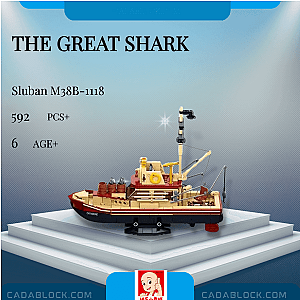 Sluban M38B-1118 The Great Shark Creator Expert