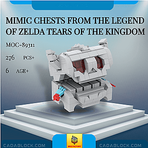 MOC Factory 89311 Mimic Chests from the Legend of Zelda Tears of the Kingdom Movies and Games