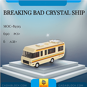 MOC Factory 89313 Breaking Bad Crystal Ship Technician