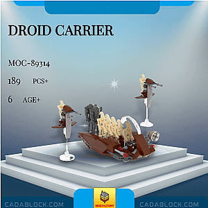 MOC Factory 89314 Droid Carrier Star Wars