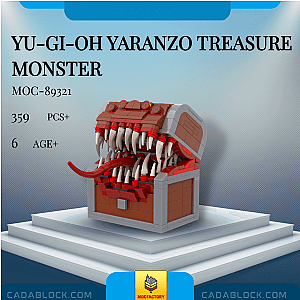 MOC Factory 89321 Yu-Gi-Oh Yaranzo Treasure Monster Creator Expert