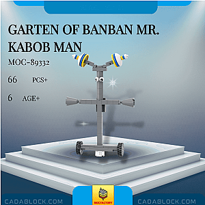 MOC Factory 89332 Garten of Banban Mr. Kabob Man Movies and Games