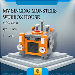 MOC Factory 89334 My Singing Monsters Wubbox House Movies and Games