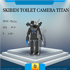 MOC Factory 89335 Skibidi Toilet Camera Titan Movies and Games