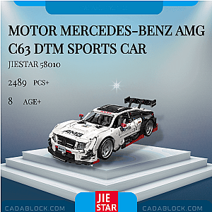 JIESTAR 58010 Motor Mercedes-Benz AMG C63 DTM Sports Car Technician