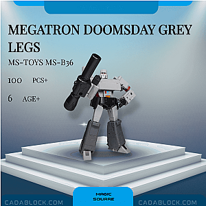 MAGIC SQUARE MS-B36 Megatron Doomsday Grey Legs Creator Expert