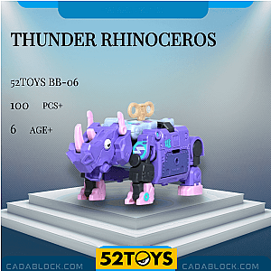 52TOYS BB-06 Thunder Rhinoceros Creator Expert