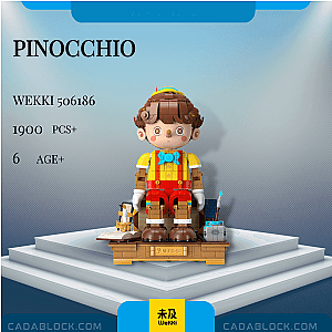 WEKKI 506186 Pinocchio Creator Expert