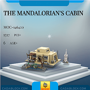 MOC Factory 146420 The Mandalorian's Cabin Star Wars