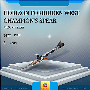 MOC Factory 142400 Horizon Forbidden West Champion's Spear Movies and Games