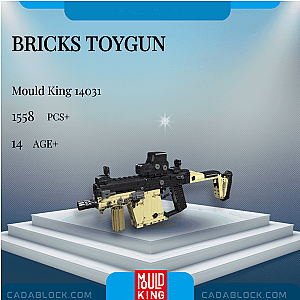 MOULD KING 14031 Bricks Toygun Military