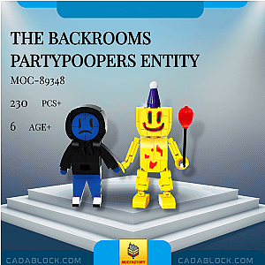 MOC Factory 89348 The Backrooms Partypoopers Entity Movies and Games