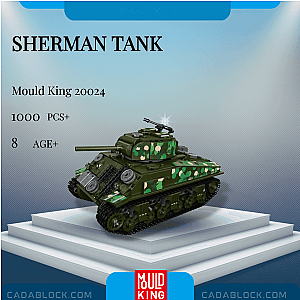 MOULD KING 20024 Sherman Tank Military