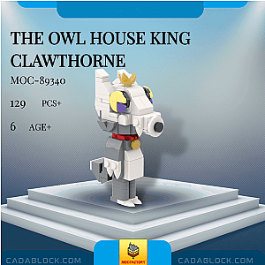 MOC Factory 89340 The Owl House King Clawthorne Movies and Games