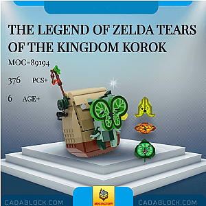 MOC Factory 89194 The Legend of Zelda Tears of the Kingdom Korok Movies and Games