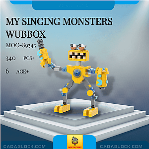 MOC Factory 89343 My Singing Monsters Wubbox Creator Expert