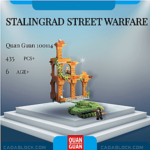 QUANGUAN 100114 Stalingrad Street Warfare Military