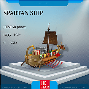 JIESTAR 58002 Spartan Ship Creator Expert