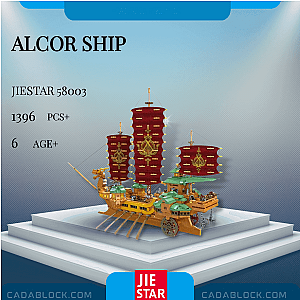 JIESTAR 58003 Alcor Ship Creator Expert