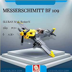 Sluban M38-B0692N Messerschimitt BF 109 Military