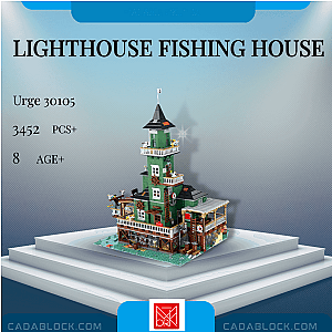MORK 30105 Lighthouse Fishing House Creator Expert