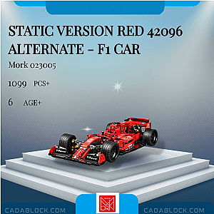 MORK 023005 Static Version Red 42096 Alternate - F1 Car Technician