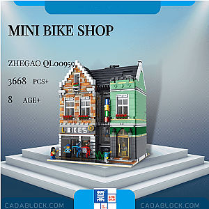 ZHEGAO QL00959 MINI Bike Shop Modular Building