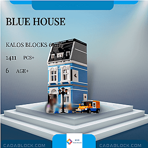 KALOS BLOCKS 61017 Blue House Modular Building