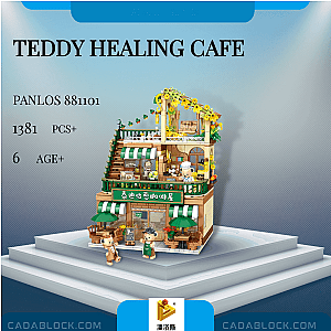 PANLOSBRICK 881101 Teddy Healing Cafe Modular Building